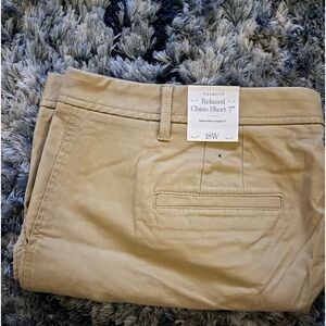 COPY - Talbots Relaxed Chino Short Inches Dark Khaki 18W